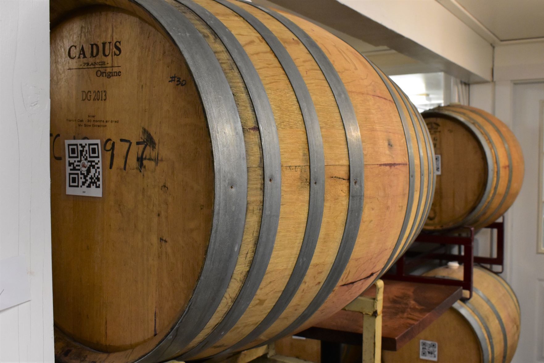 French oak barrels